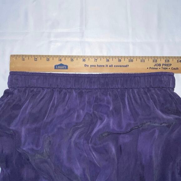 Chicos Private Edition Pants Womens 2 Slinky Purple Pull On Pants Stretch Waist - Picture 5 of 12